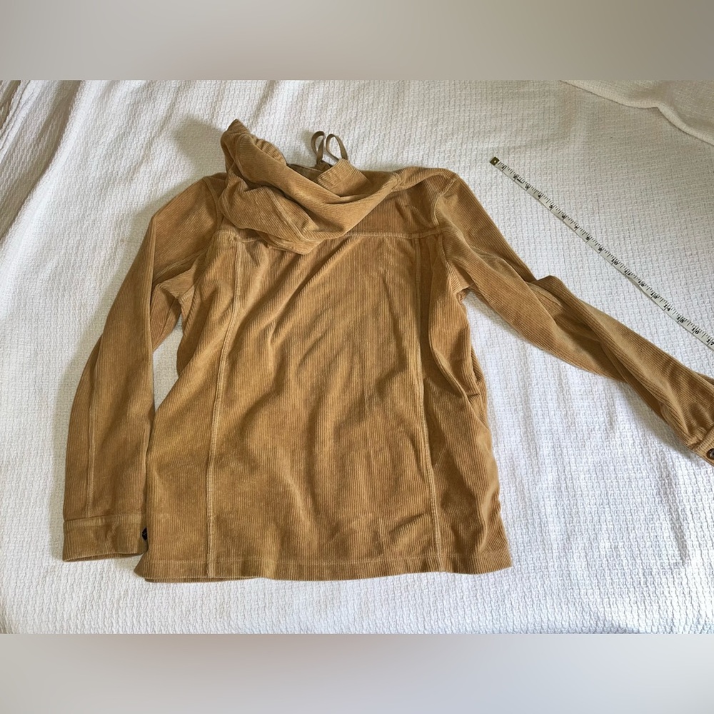 Lands End stretch corduroy hoodie